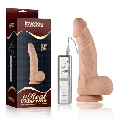 Mua Dương vật giả hàng khủng có đế có rung Lovetoy 9,0 inch