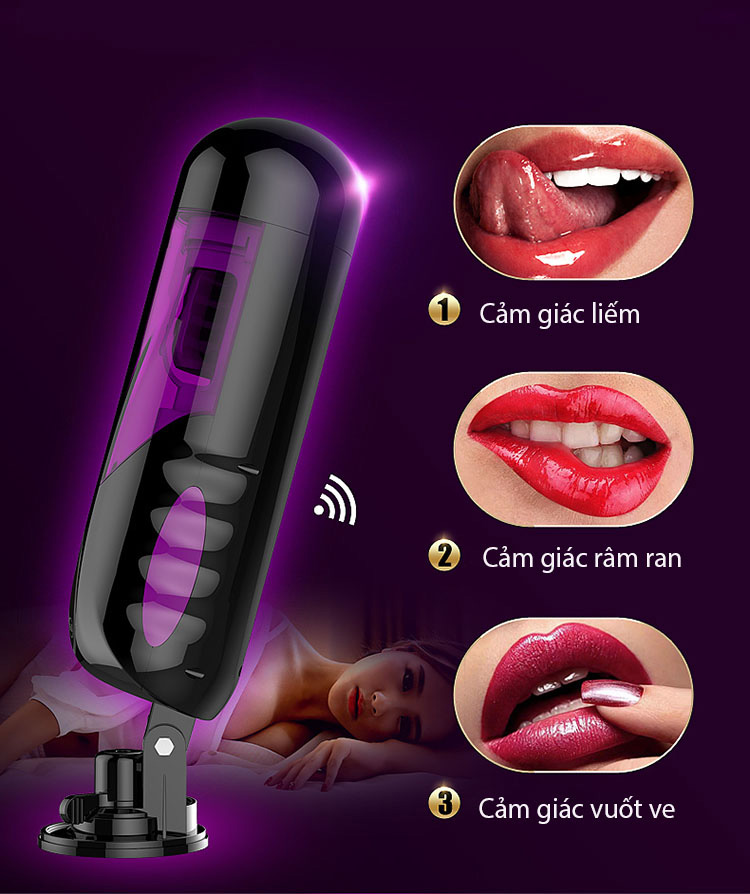 mo tả Máy thủ dâm tự động Telescopic Sweetheart II
