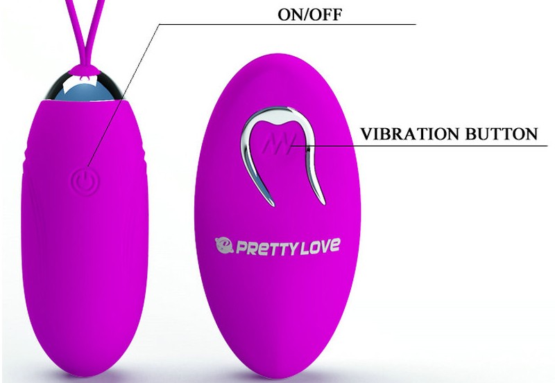nút điều khiển Trứng rung  điều khiển từ xa không dây Pretty Love