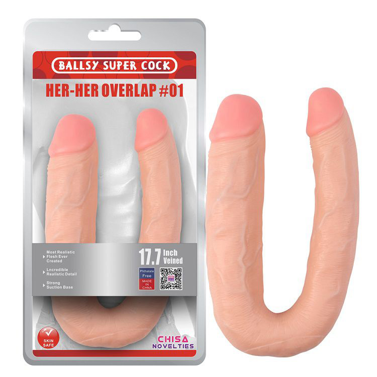 bao bì Dương vật giả cao cấp 2 đầu